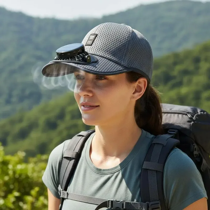 2-In-1 Stylish Outdoor Cap with Fan