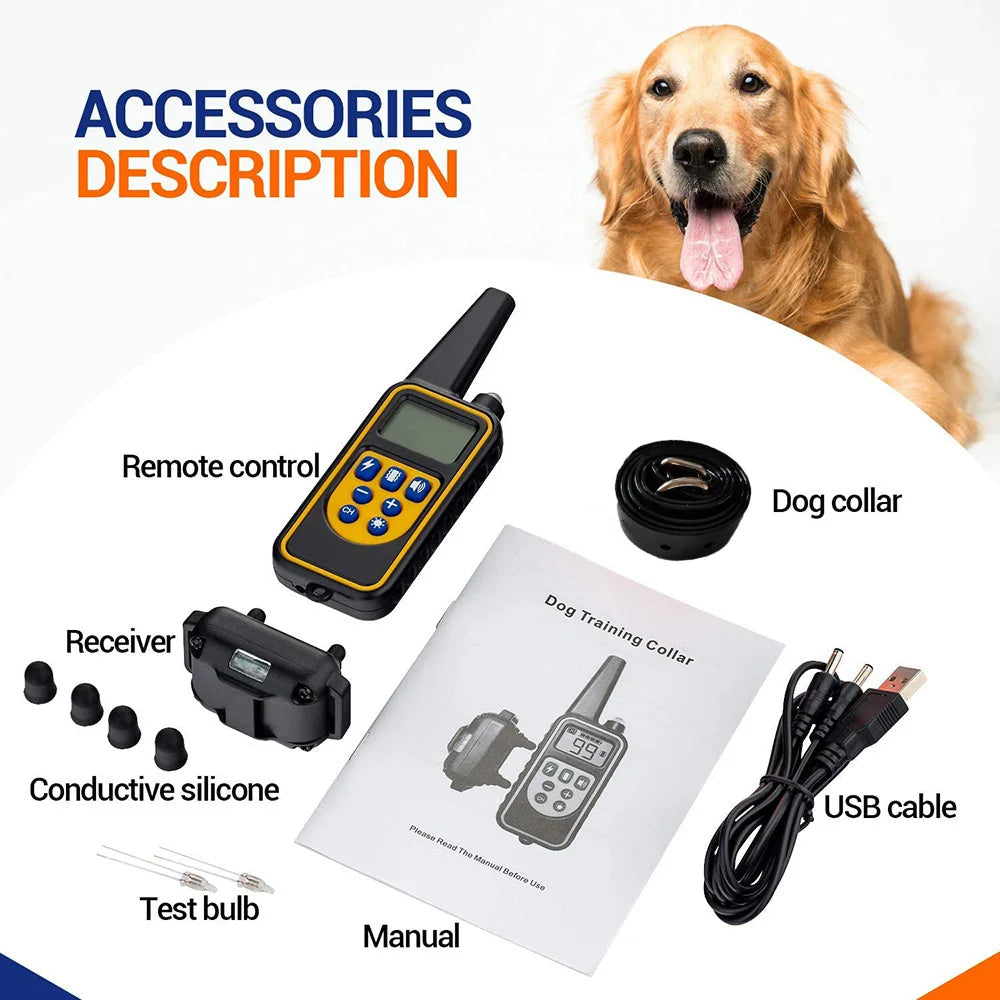800M Rechargeable Electric Dog Training Collar