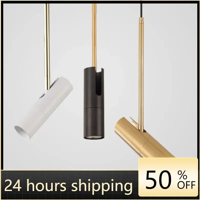 Adjustable LED Swivel Pendant Spotlight | Modern Hanging Light for Kitchen, Dining Room, and Reading Lighting