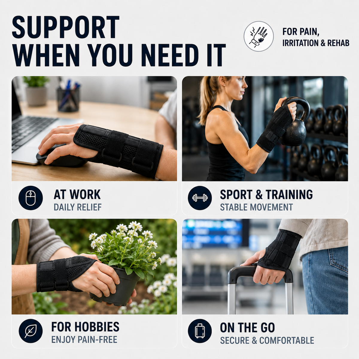 Adjustable Wrist Stabiliser Brace