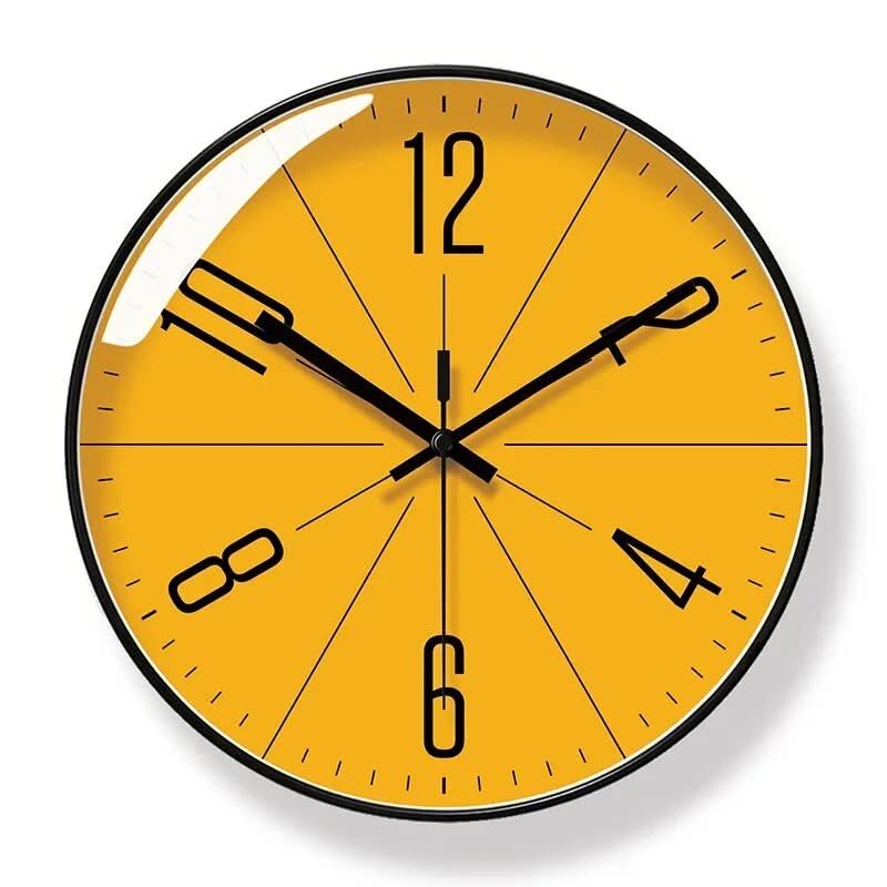 Black Wall Clock in Nordic Style – Precise & Stylish Wall Decor for Every Home