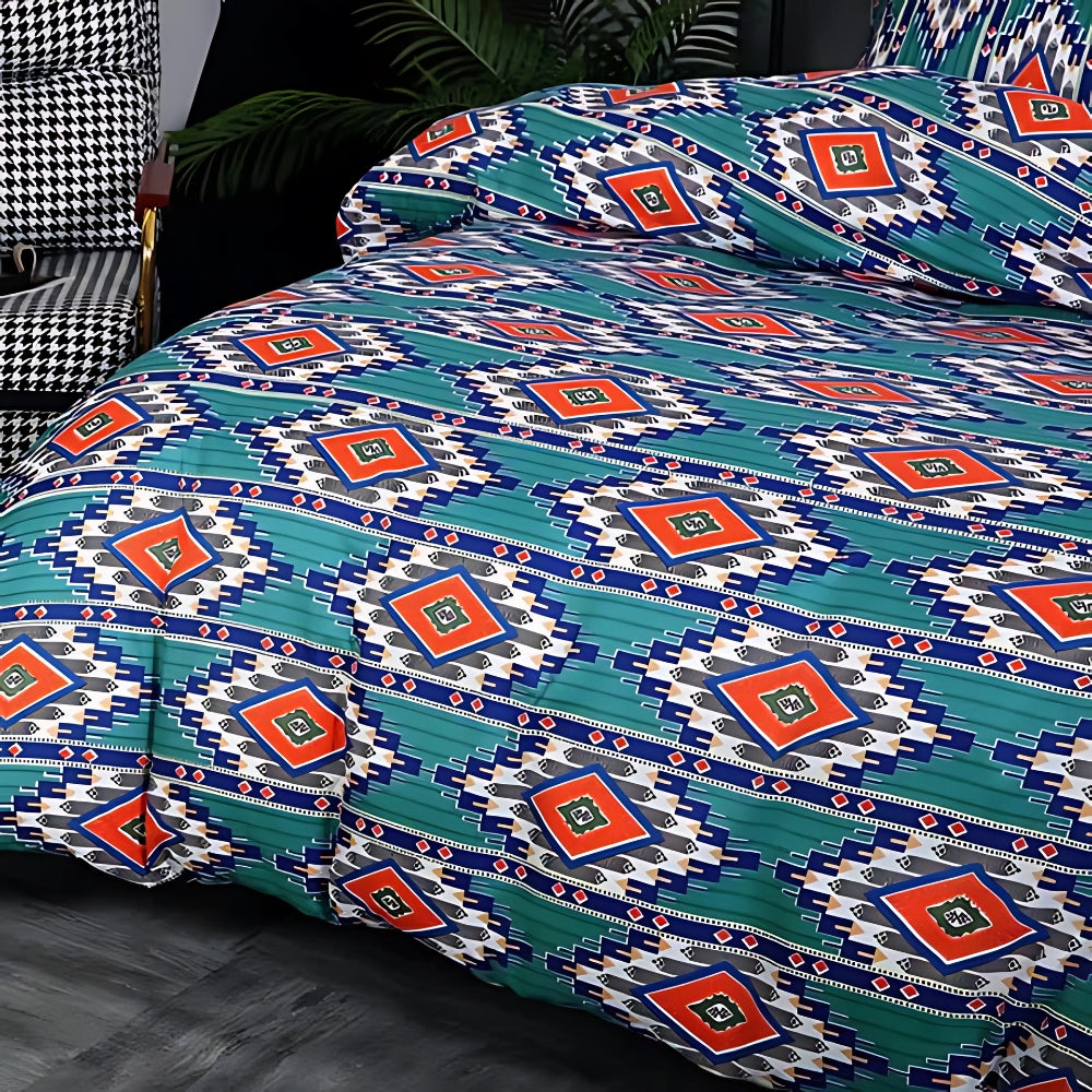 Boho Tribal Pattern Bedding Set