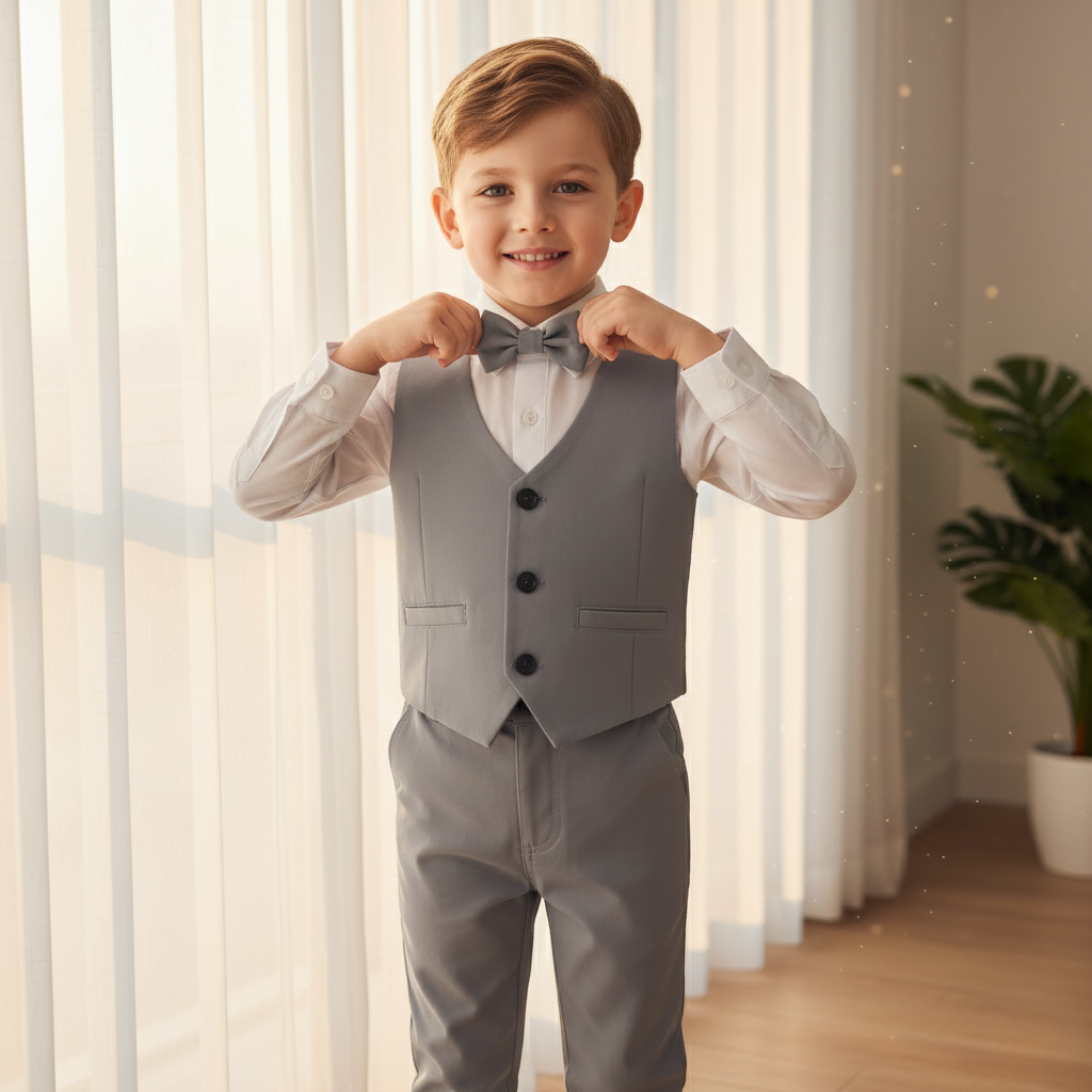 Boys' Formal Cotton Set for Toddlers and Children