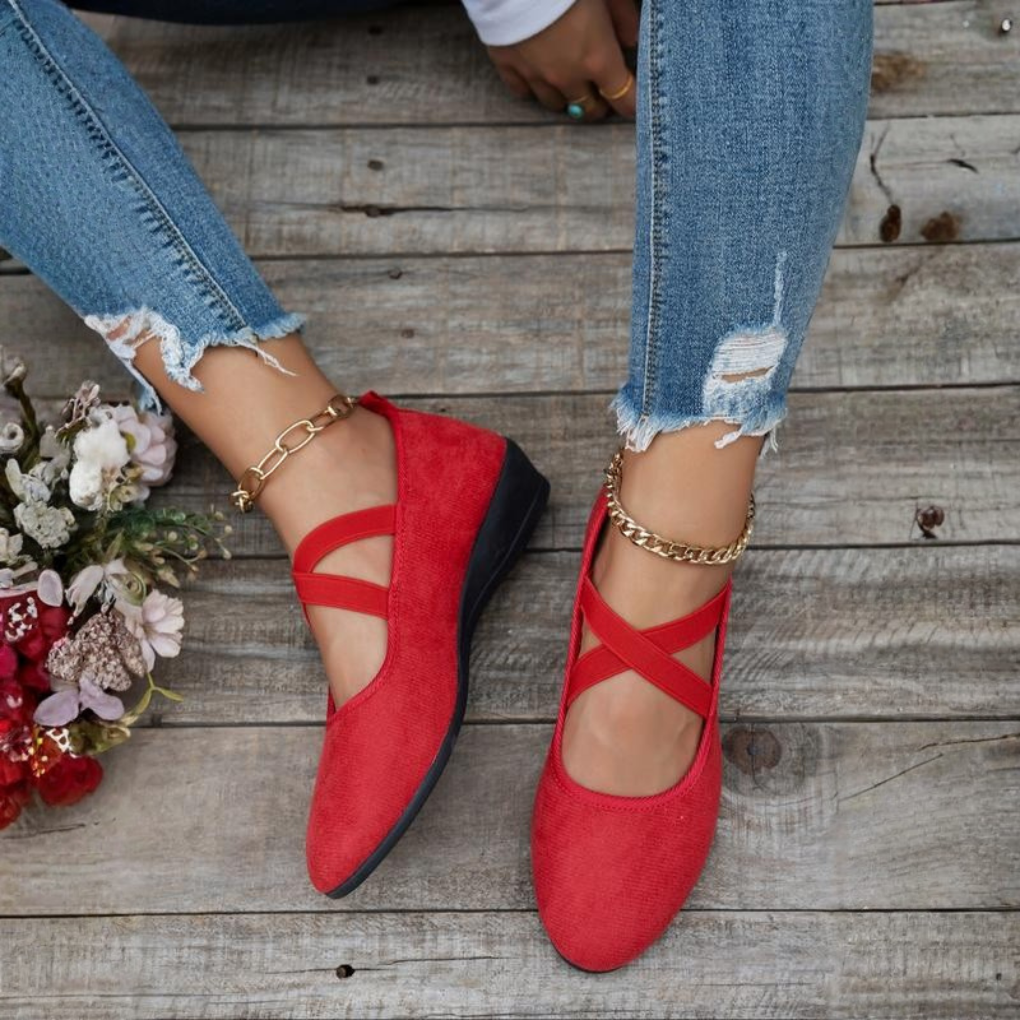 Comfortable Everyday Wedge Ballet Flats