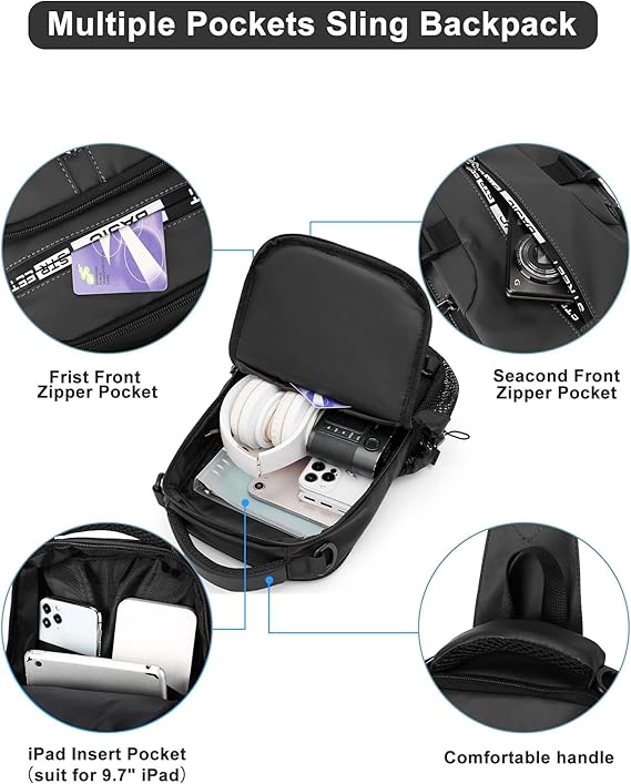 Compact Crossbody Sling Bag