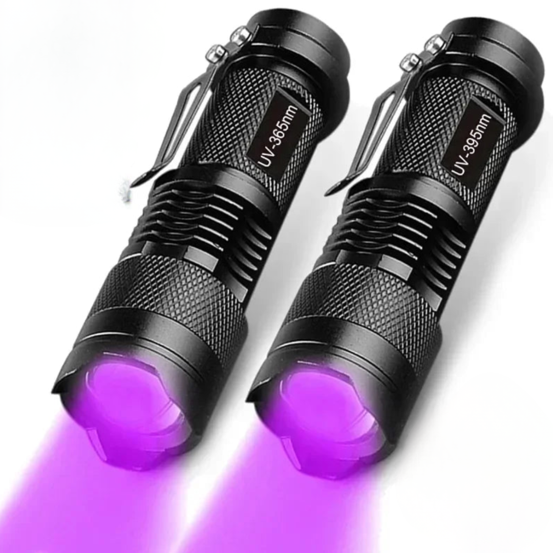 Compact Ultraviolet Handheld Flashlight