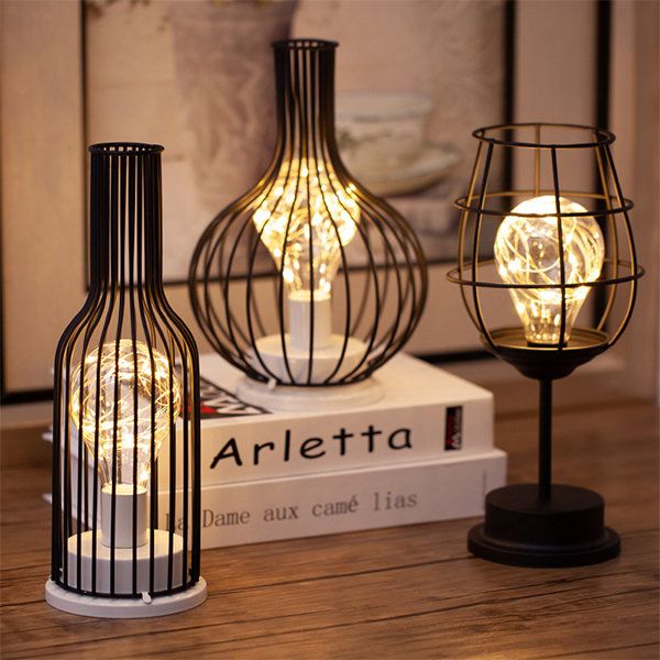 Cordless Ambient Lamp Set – 3 Unique Wine-Inspired LED Table Lights