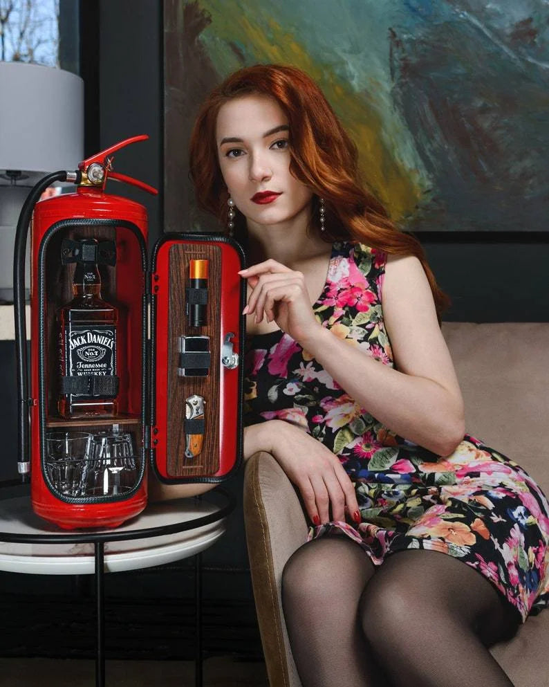 Fire Extinguisher Hidden Bar Cabinet – Stylish, Discreet, and Unique
