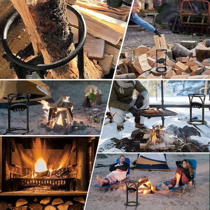 Firewood Splitter for Fireplaces and Fire Pits
