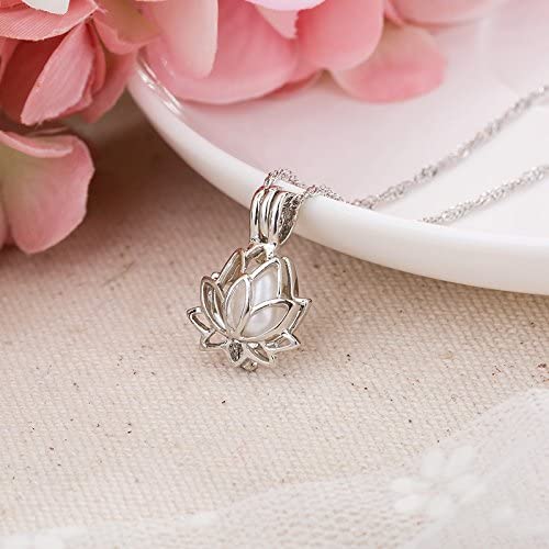 Glowing Lotus Flower Necklace