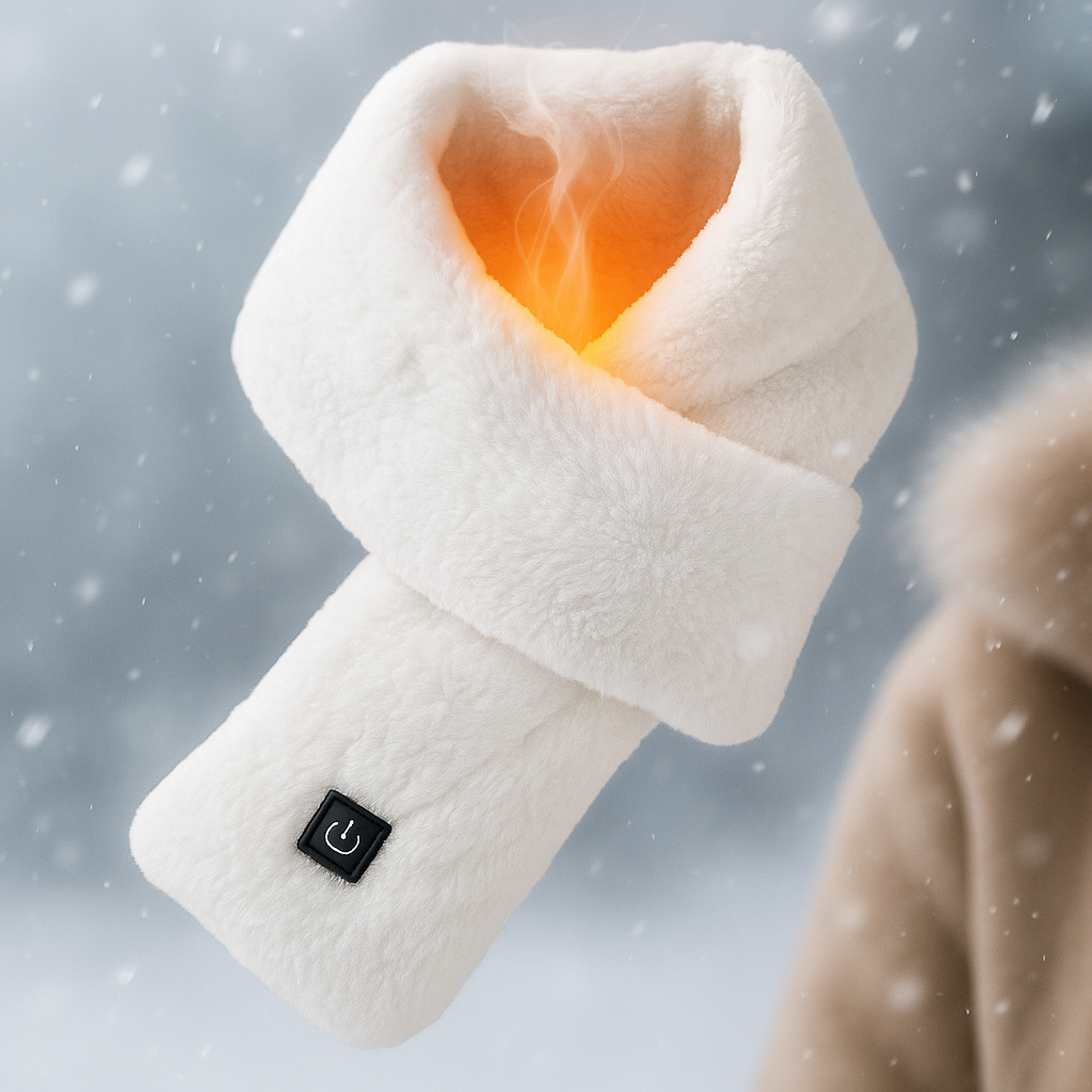 Heated Scarf with Soft Winter Warmth