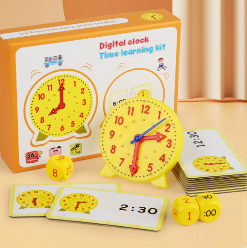 Interactive Time Learning Clock Game