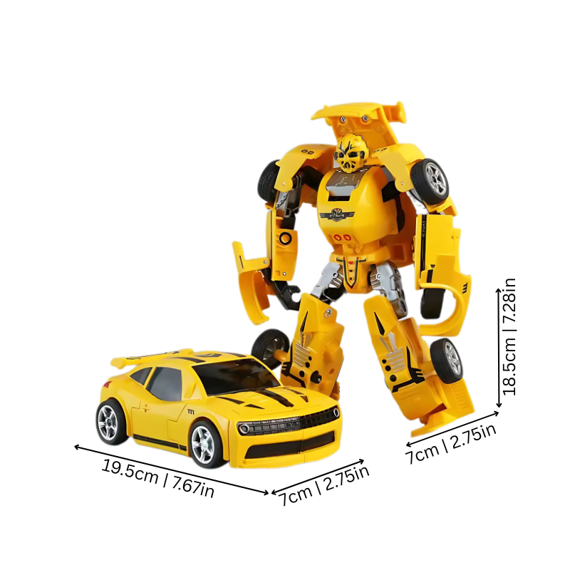 Kids' 2-in-1 Transforming Robot Vehicle Toy