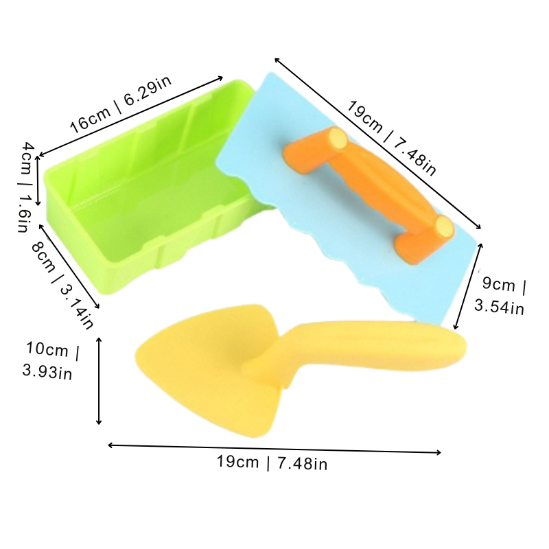 Kids' Outdoor Sand & Snow Brick Makers - 3-Pack