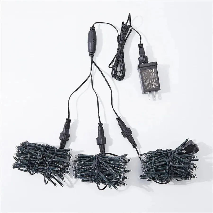 LED Meteor Shower Rain String Lights – Outdoor Multicolour Lighting – Ideal for a Lively and Dynamic Atmosphere in the Garden