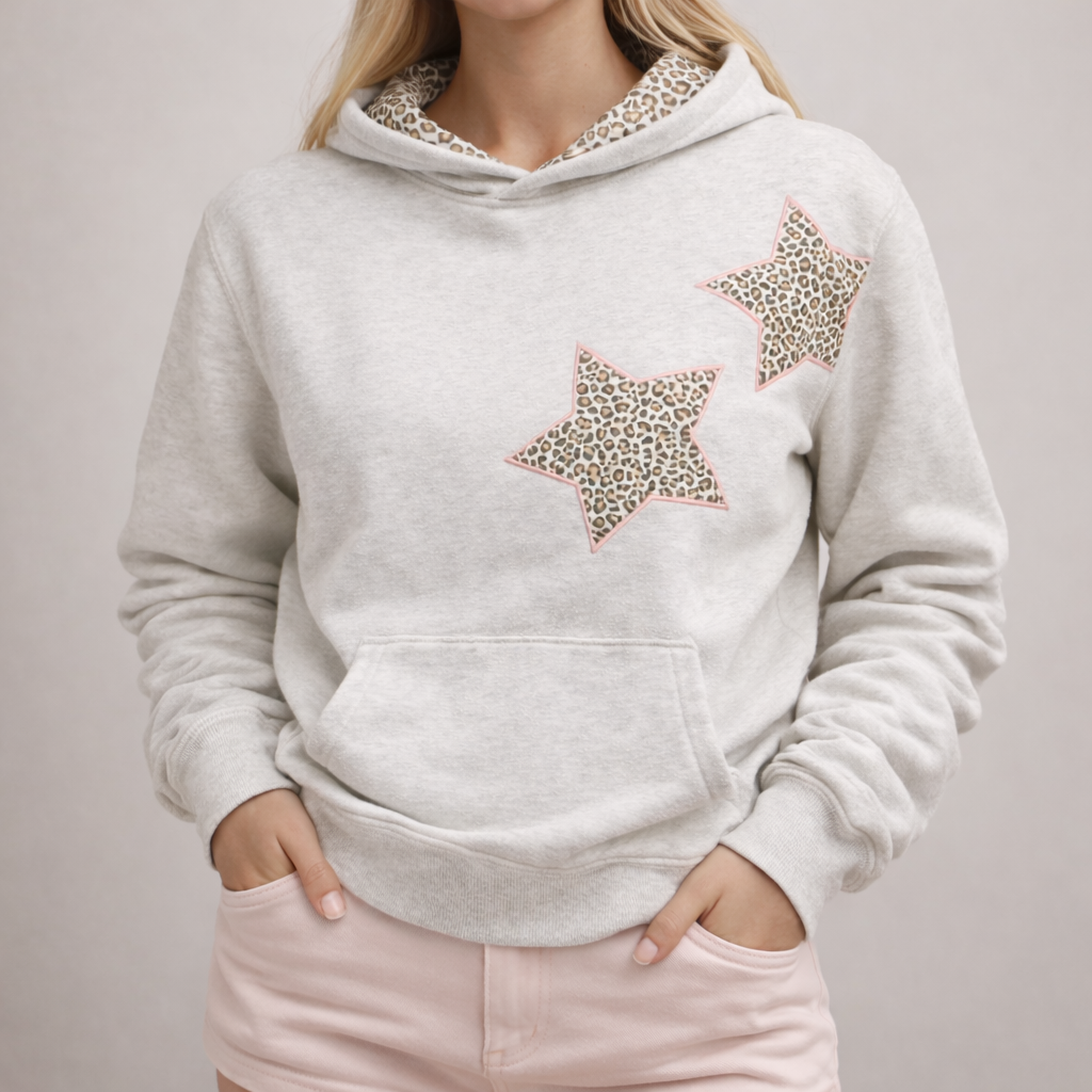 Leopard Star Hoodie