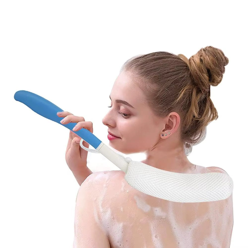 Long-Handled Shower Brush for Back and Legs