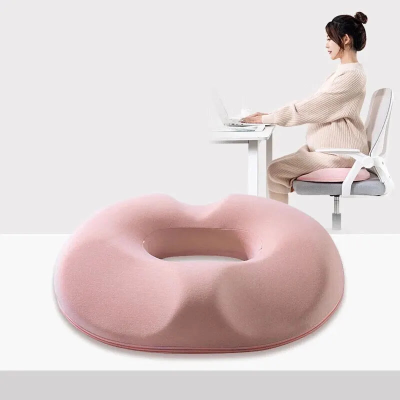 Memory Foam Seat Cushion | Tailbone and Spine Relief | Ergonomic and Comfortable