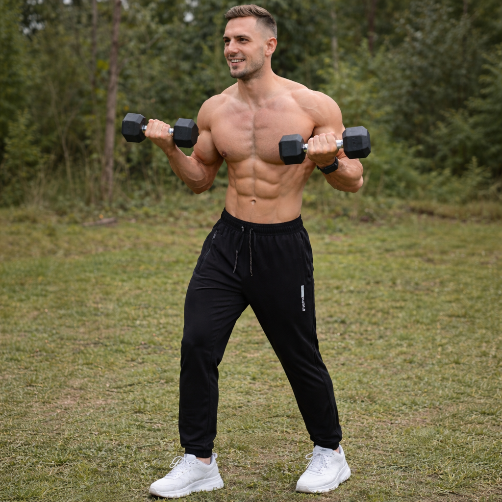 Men's Cropped Jogger Sweatpants