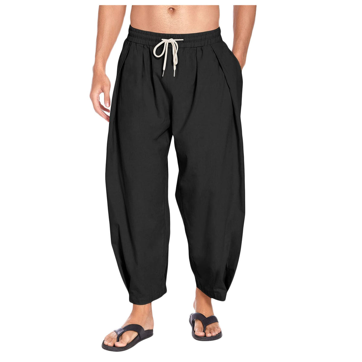 Men's Drop Crotch Harem Pants