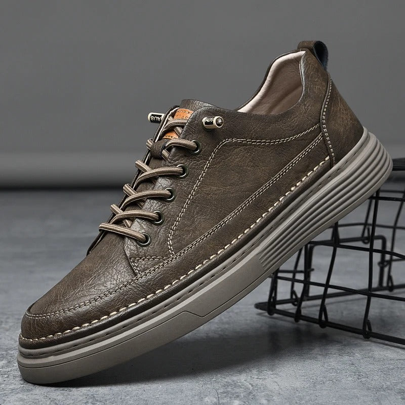 Men's Genuine Leather Sneakers