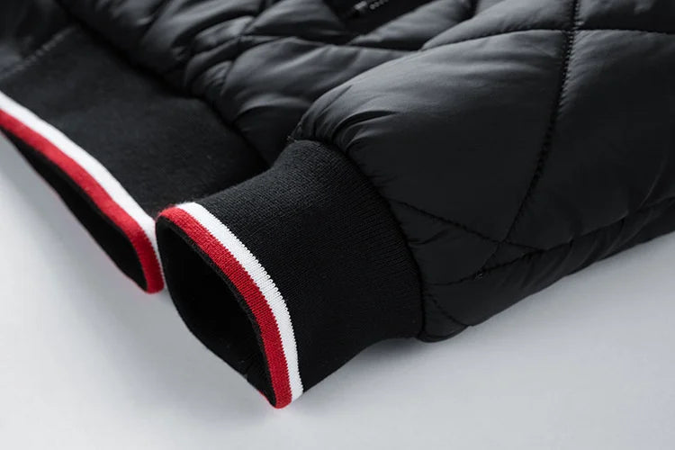 Men's Quilted Bomber Jacket