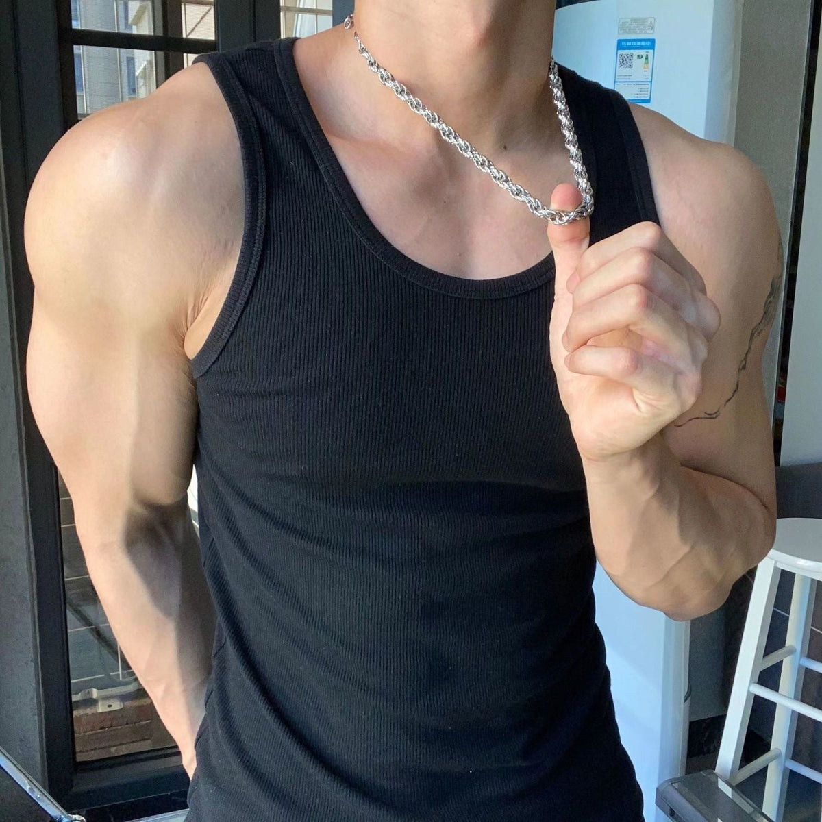 Men's Ribbed Tank Top