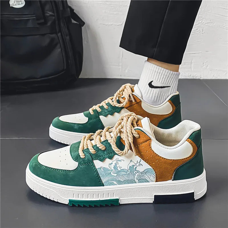 Men's Stylish Sneakers - Breathable Comfort