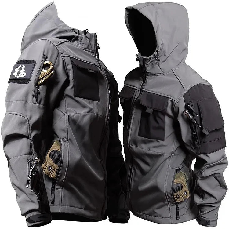 Men's Tactical Hooded Jacket