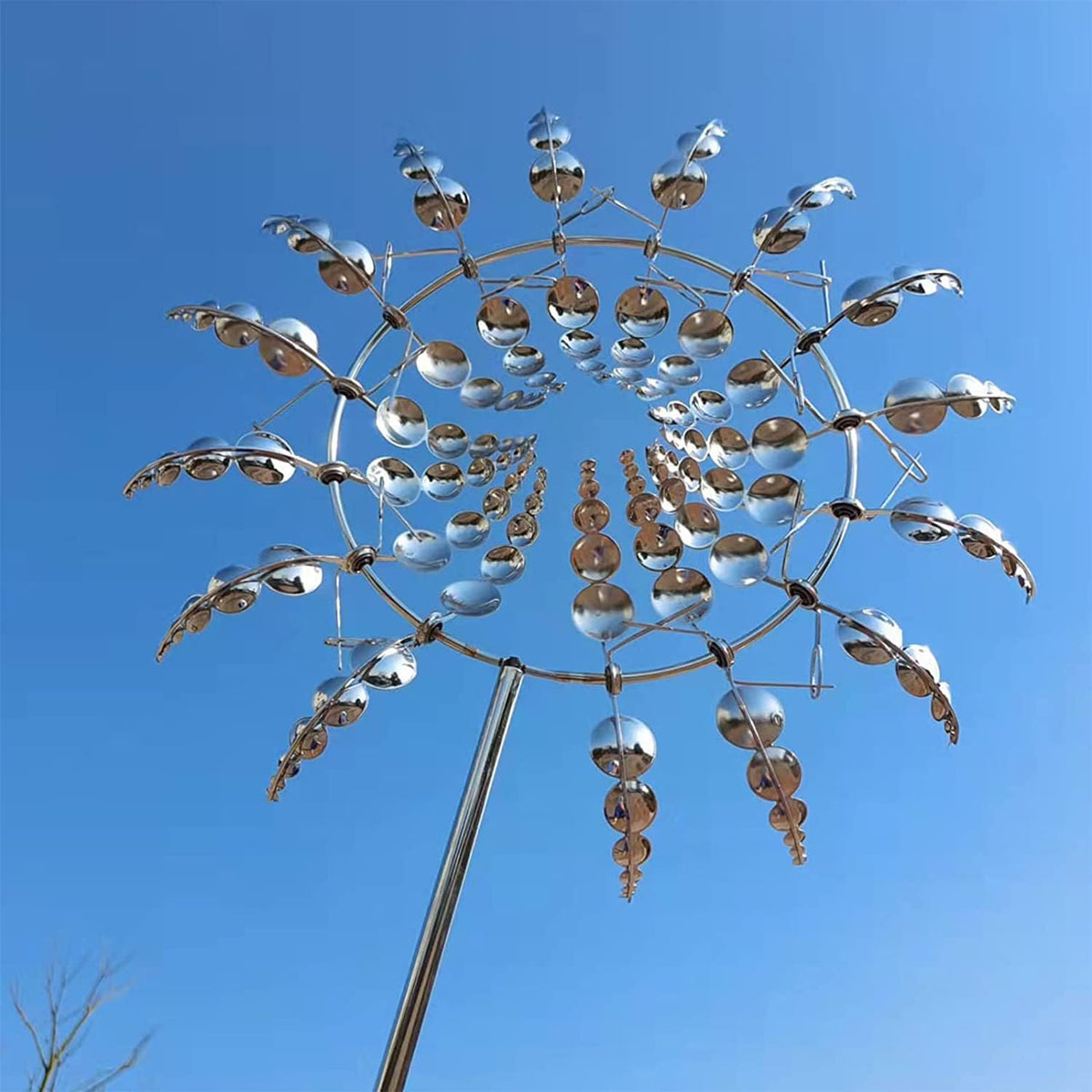 Metal Garden Wind Spinner Decor