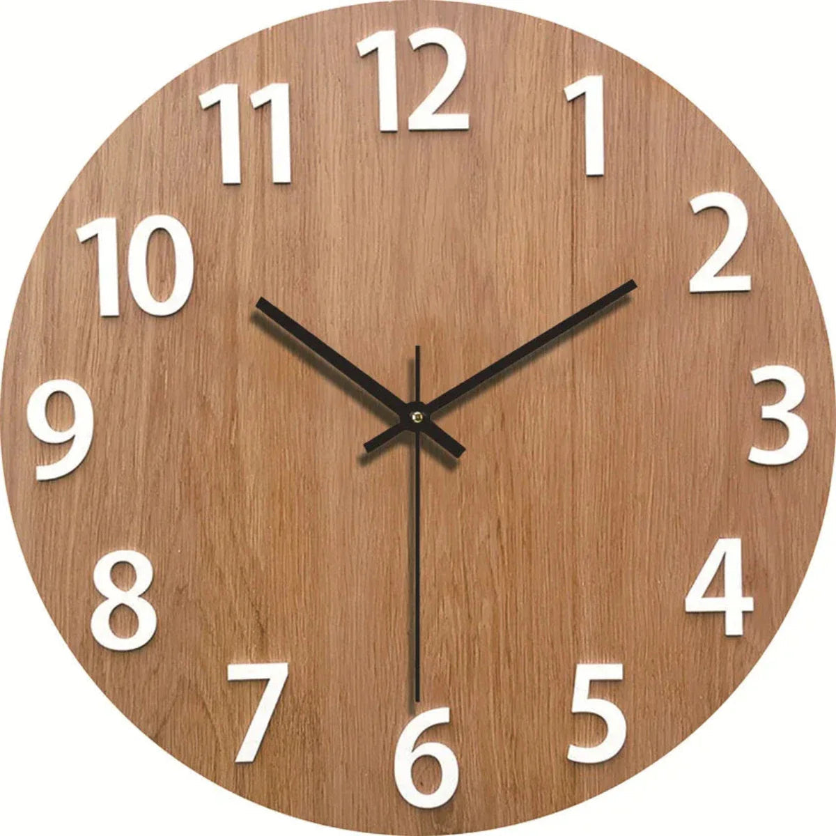 Nature-Inspired Wall Clock Ideal for Any Interior