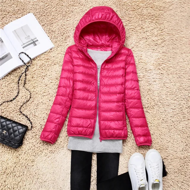 New Ultralight Packable Hooded Down Jackets
