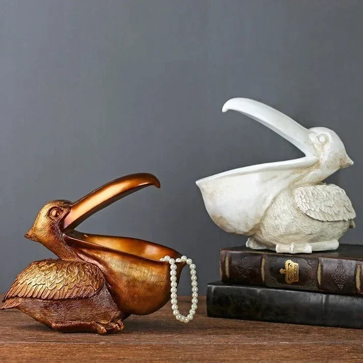 Pelican Wall Decoration | Luxury Hanging System and Organizer for a Tidy Living Space