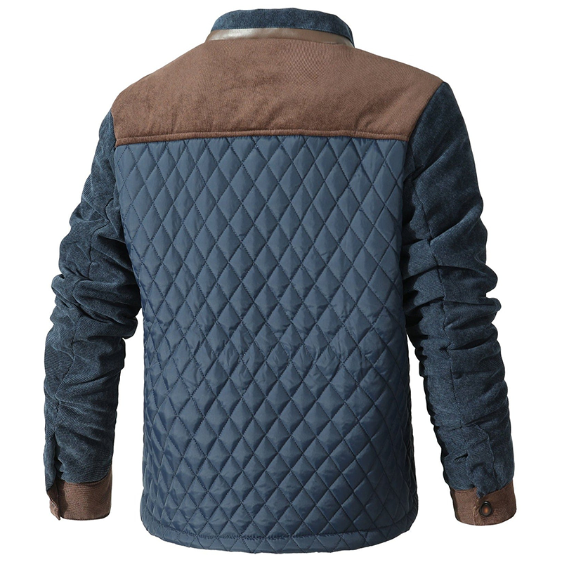 Quilted Windproof Bomber Jacket