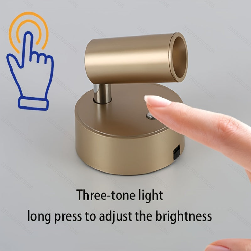 Rechargeable Magnetic Wall Light with Touch Control & Wireless Design