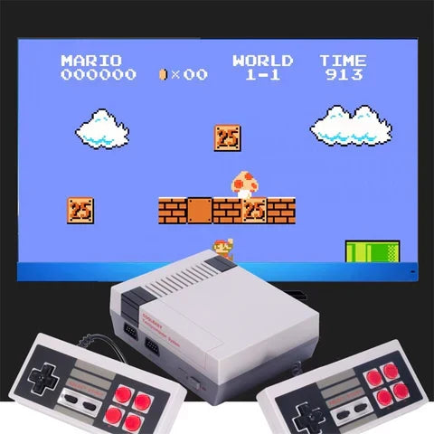 Retro Game Console with 620 Classic Games | Plug and Play