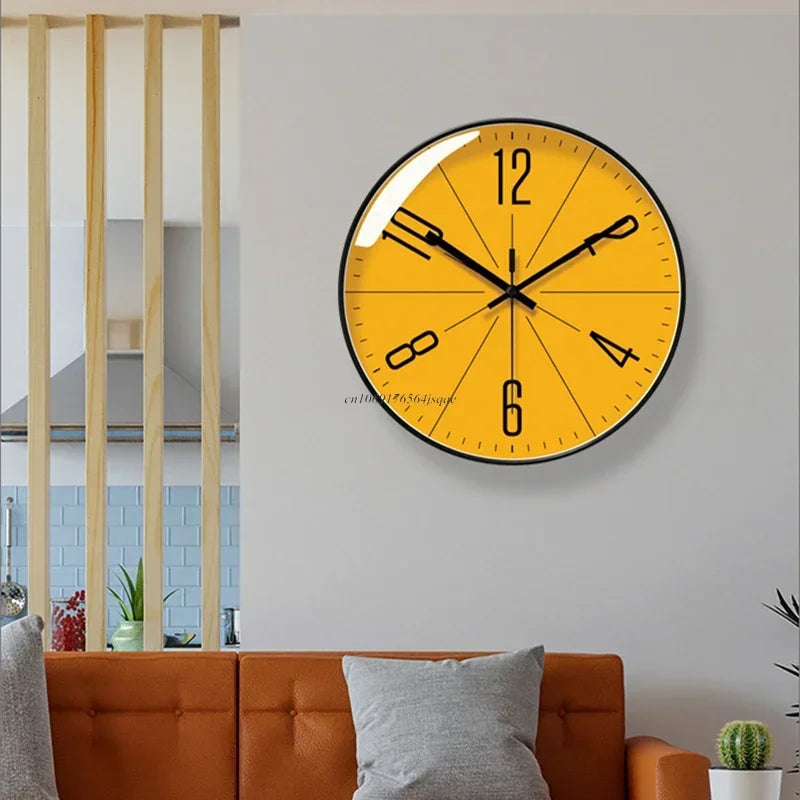Retro-Style Wall Clock with Minimalist Design