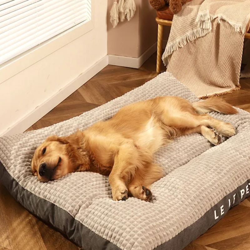 Ribbed Dog Bed