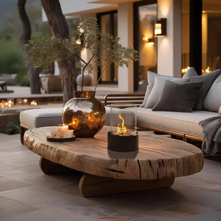 Smokeless Bioethanol Tabletop Fireplace - Modern Design