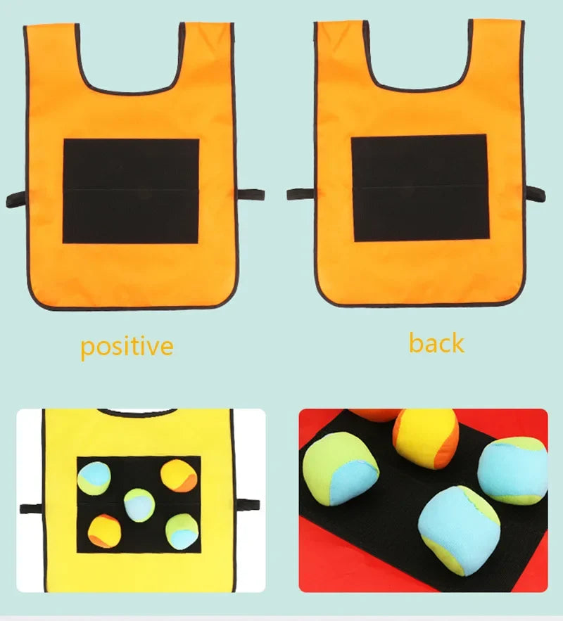 Unisex Sticky Vest Toss and Catch Game Set