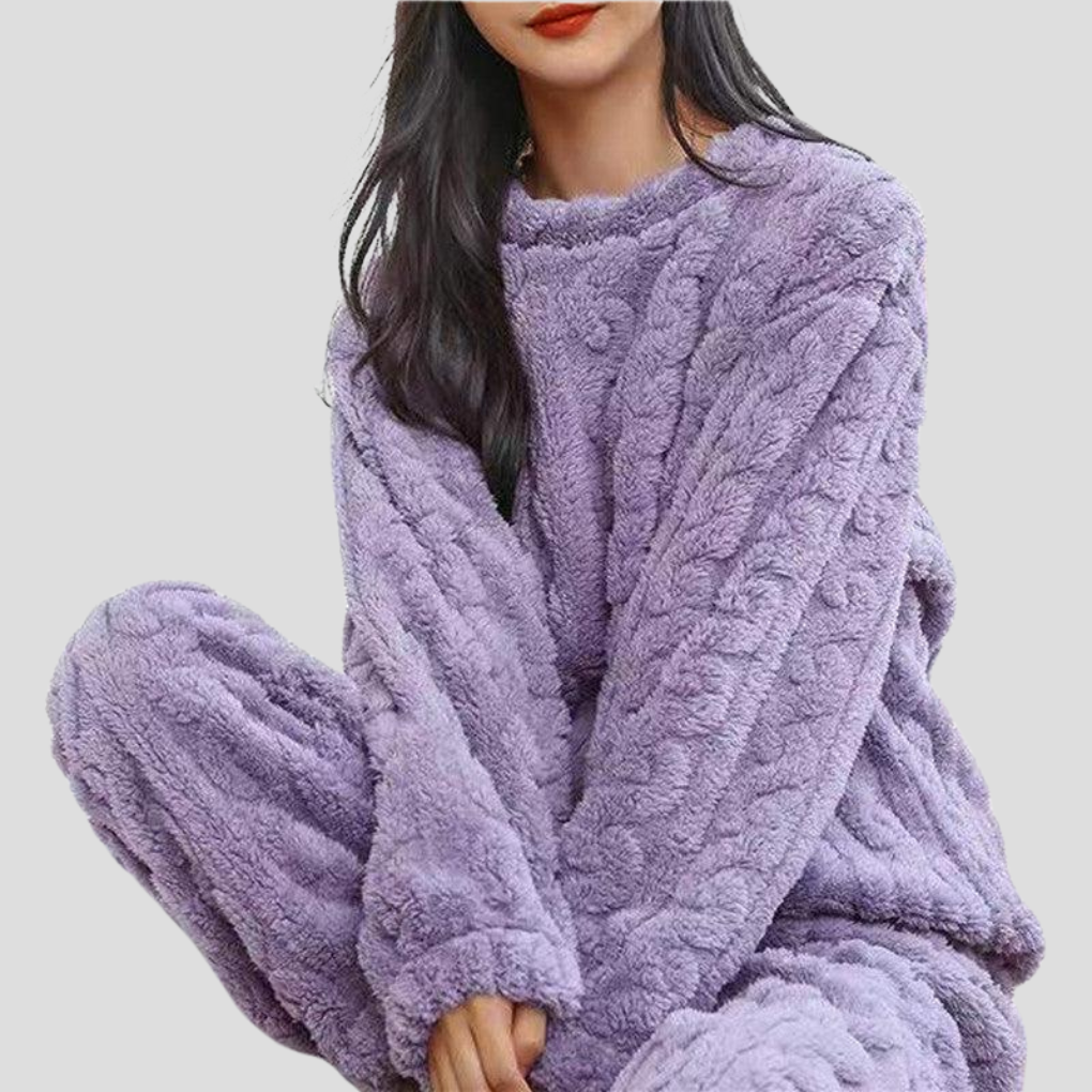 Women's Cozy Knit Pajama Set