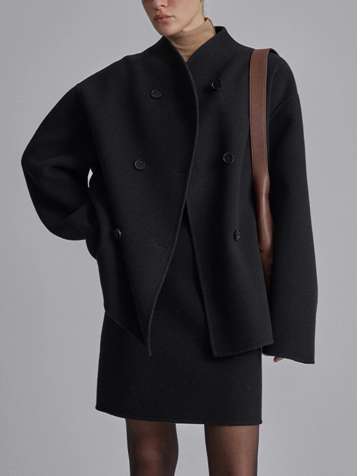 Women's Double-Breasted Peacoat