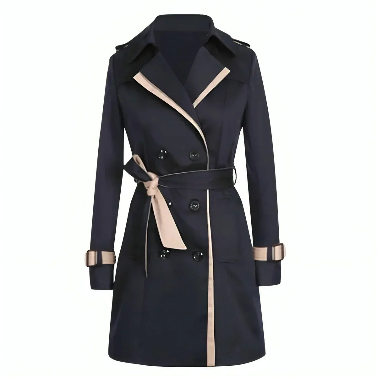 Women's Double-Breasted Trench Coat