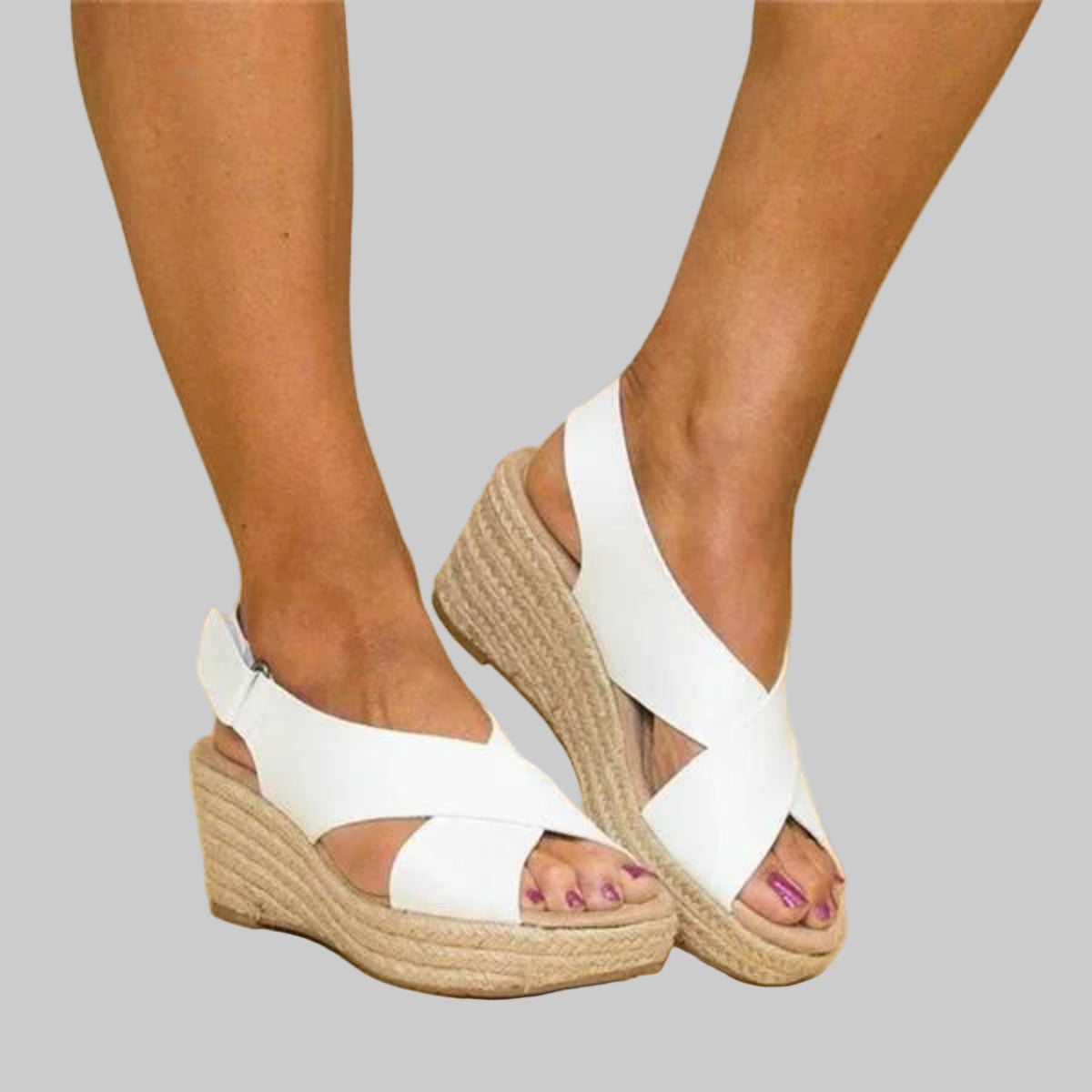 Women's Elevated Jute Espadrille Wedges