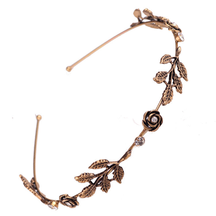 Women's Headband with Leaf Design