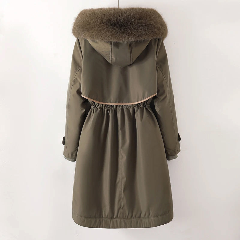 Women's Hooded Parka Coat