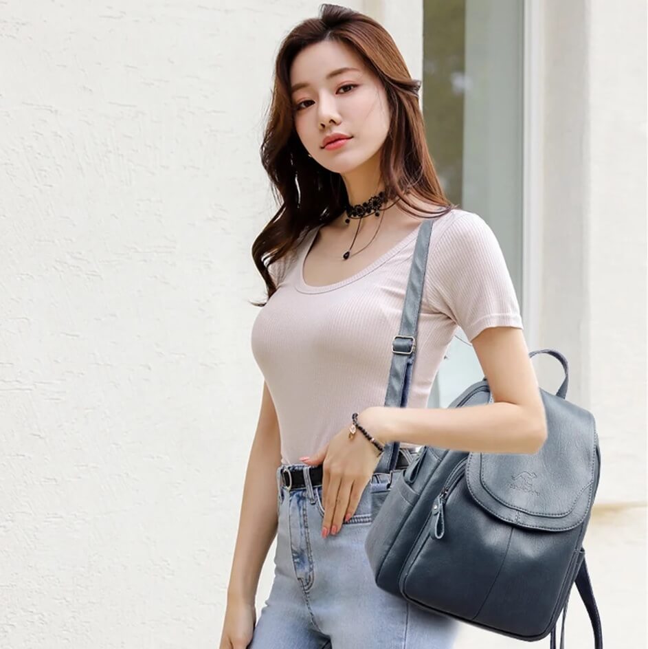 Women's Leather Backpack