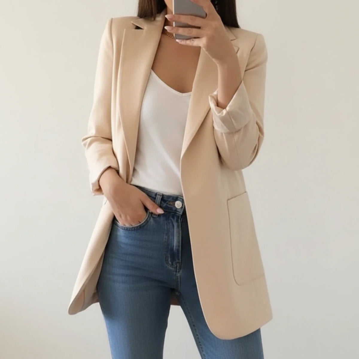 Women's Open-Front Blazer Jacket