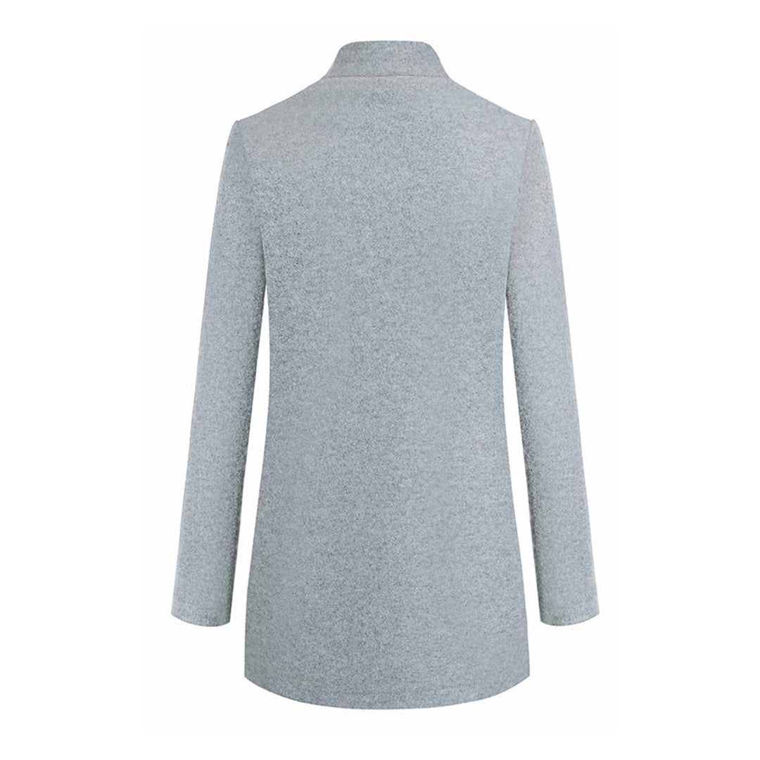 Women's Open Front Long Coat