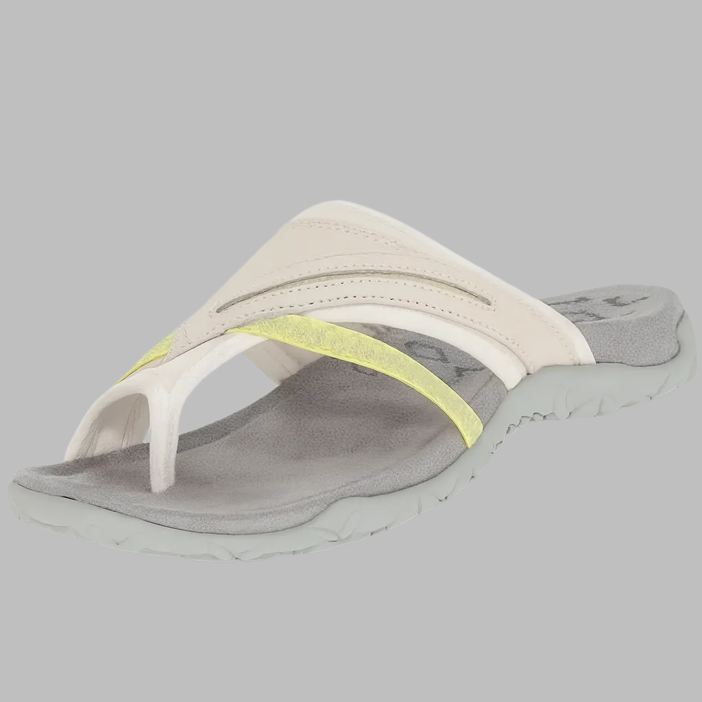 Women's Padded Crossover Toe-Ring Sandals